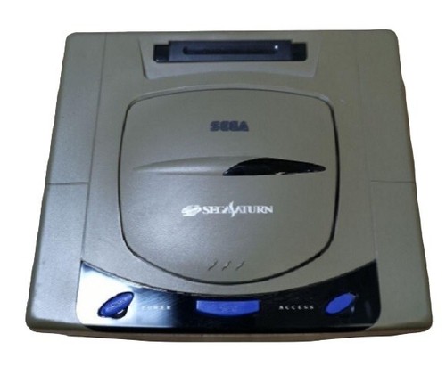Console sega saturn grigia - console,