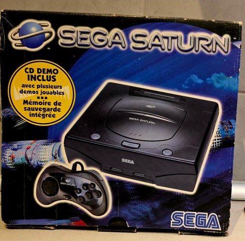 Console sega saturn boite - console,