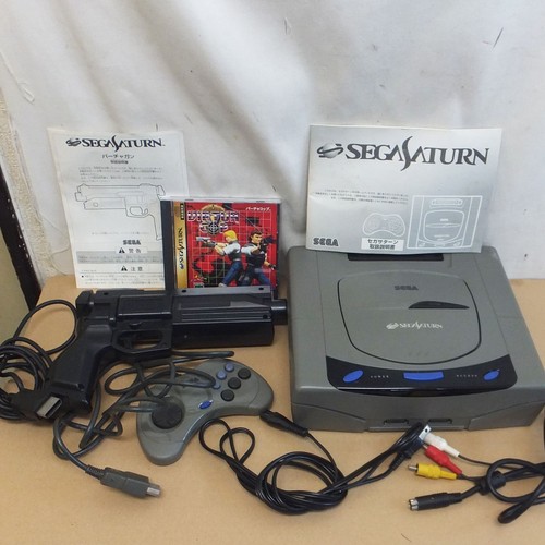 Set console sega saturn - console,