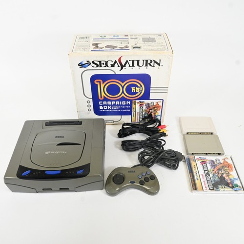 Console sega saturn - sega, grigia