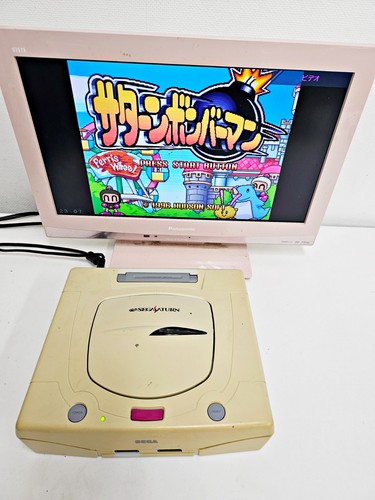 Console sega saturn bianca - console,