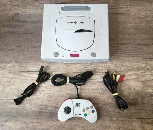 Console sega saturn - saturn, blanche