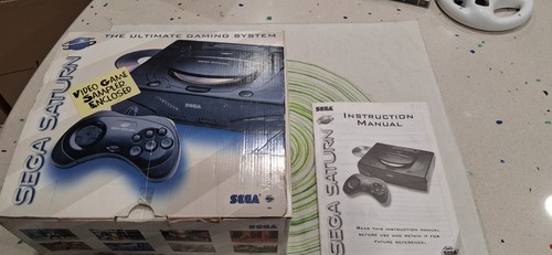 Sega saturn usa box manual - sega,