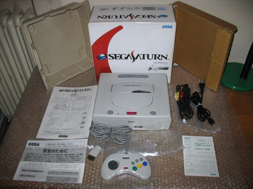 Boxed sega saturn - sega, white