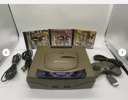 Console sega saturn con - console,